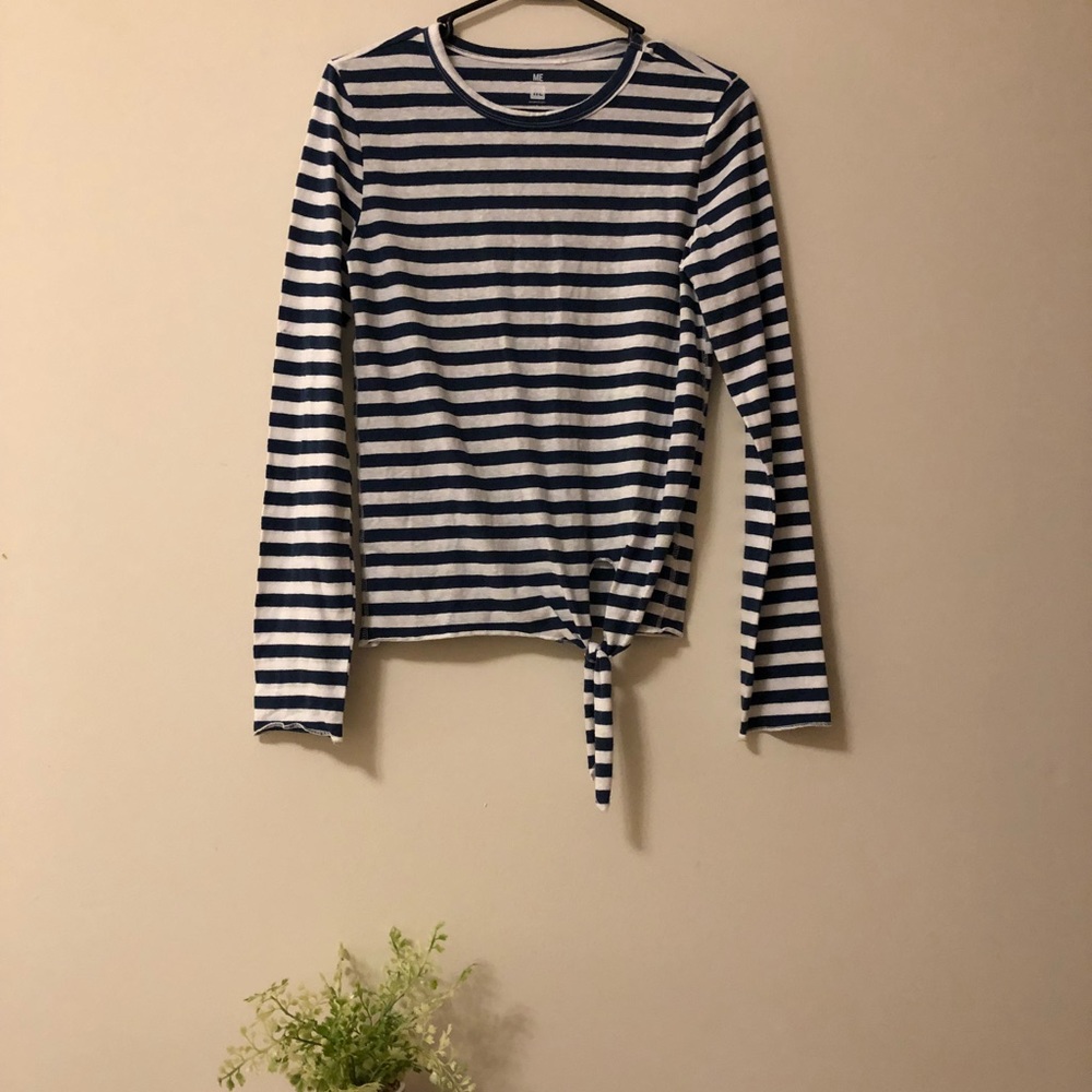 Me to We stripped shirt